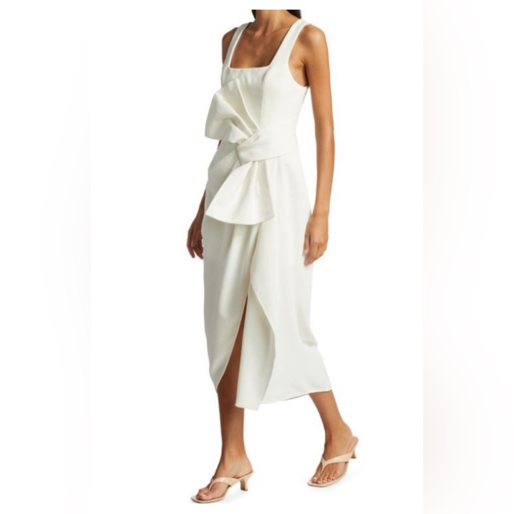 Acler Women's Regent Bow Midi Dress -Size 2 NWT